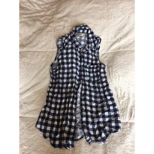 Abercrombie & Fitch Button Up Tank